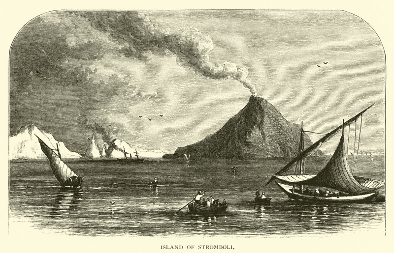 Eiland Stromboli door American School