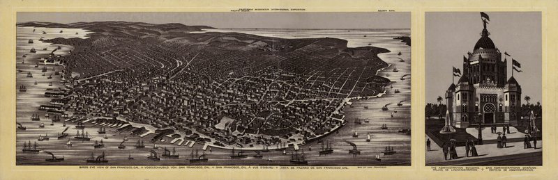 Midwinter Expositie, San Francisco, Californië, 1894 door American School