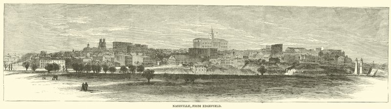 Nashville, vanuit Edgefield, december 1864 door American School