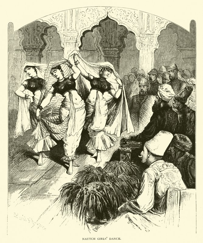 Dans van Nautch-meisjes door American School