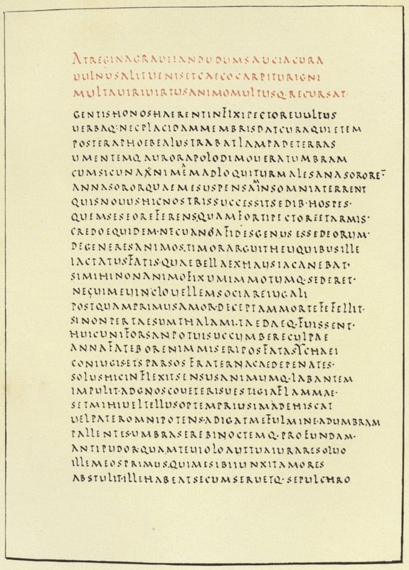Pagina uit de Florence Virgil door American School