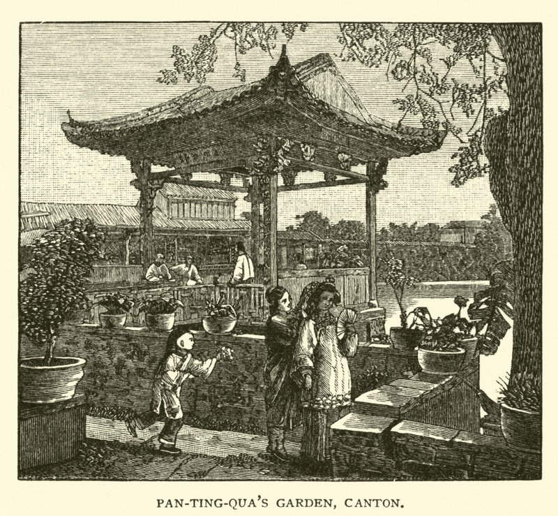 Pan-ting-Quas tuin, Canton door American School