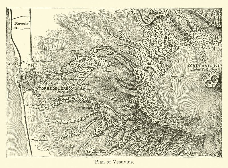 Plan van Vesuvius door American School