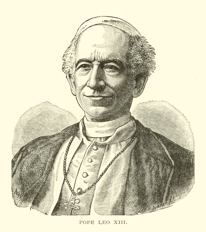 Paus Leo XIII door American School