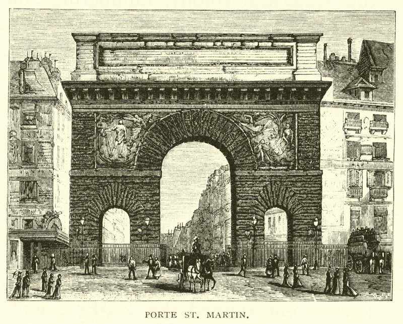 Porte St Martin door American School