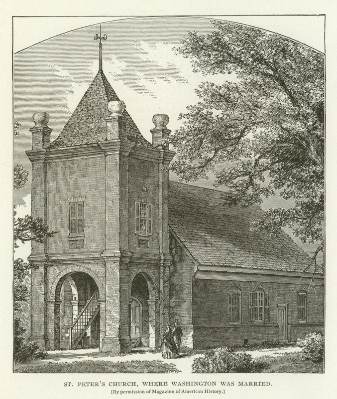 Sint-Pieterskerk, waar Washington trouwde door American School