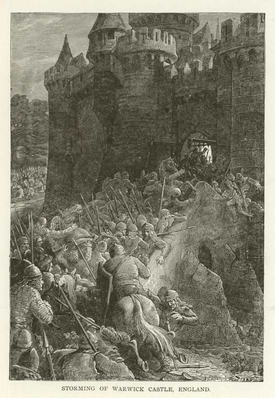 Bestorming van Warwick Castle, Engeland door American School