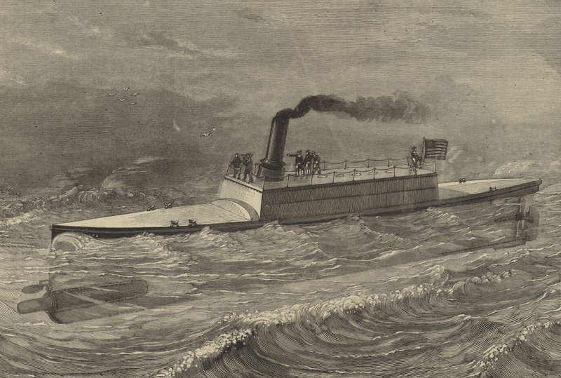 De Vernietiger, torpedoschip van Kapitein Ericsson door American School