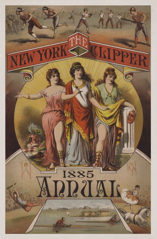 The New York Clipper Jaarboek, 1885 door American School