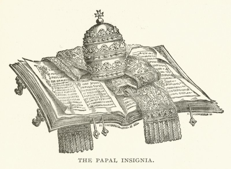 De Pauselijke Insignia door American School