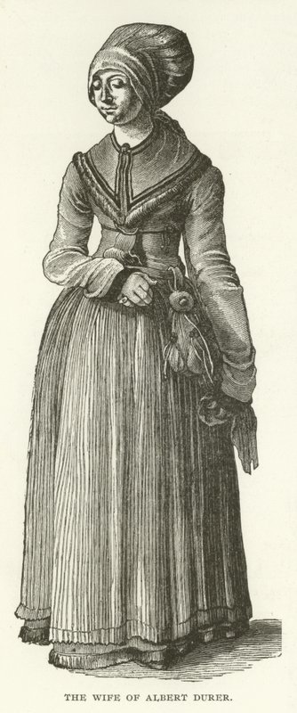 De vrouw van Albrecht Dürer door American School