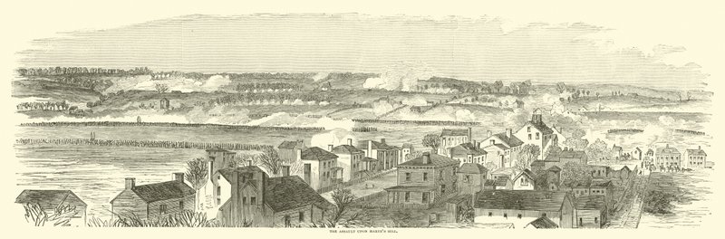 De aanval op Maryes Hill, december 1862 door American School