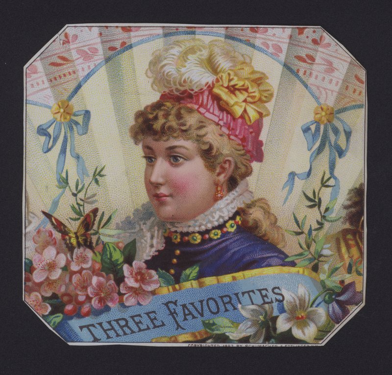 Three Favorites, sigarenlabel door American School