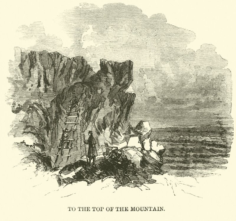 Naar de top van de berg, november 1863 door American School