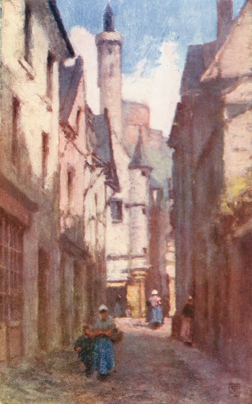 Rue du Grand Carroi, Chinon door Amy B. Atkinson