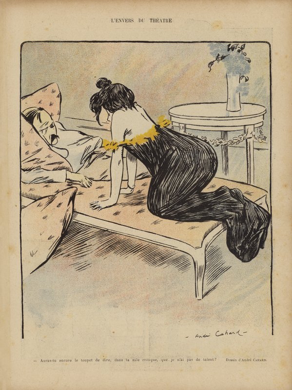 Illustratie voor Le Rire door Andre Philippe Adolphe Cahard