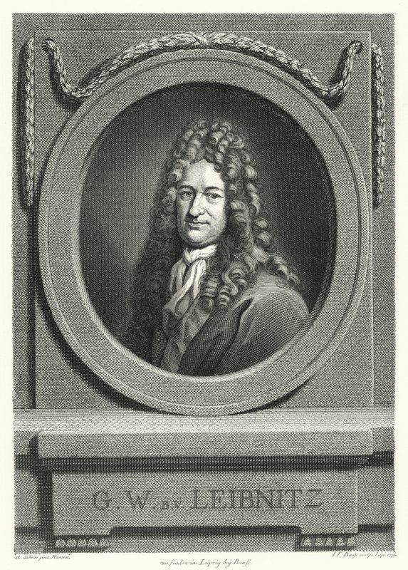 Gottfried Wilhelm Leibniz, Duitse filosoof, wiskundige en polyhistor door Andreas Scheits