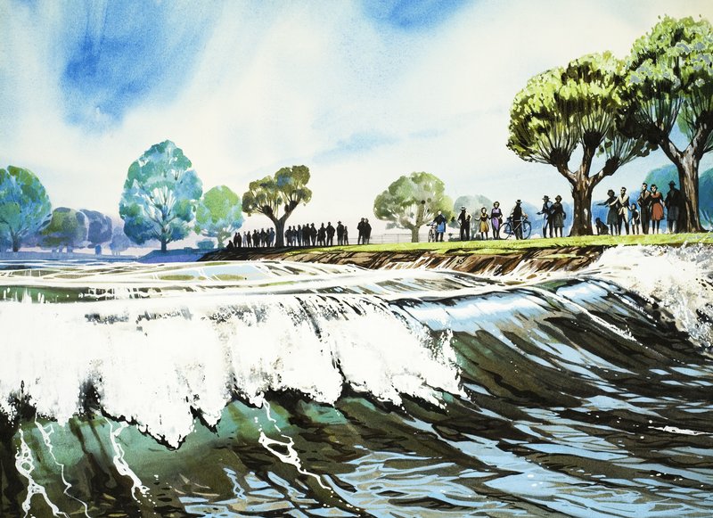 Beroemde rivieren -- De Severn: De Severnboring door Angus McBride