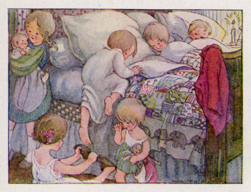 Kinderversje: Wee Willie Winkie Rent Door De Stad door Anne (after) Anderson
