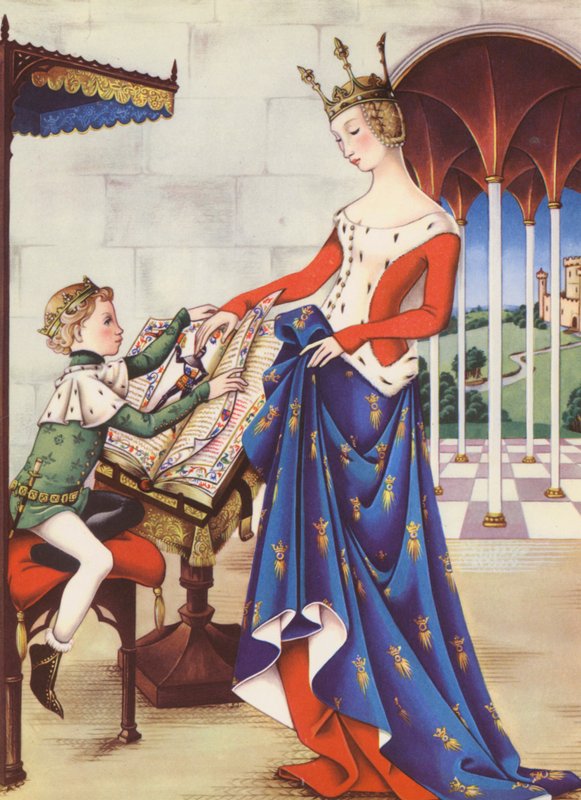 Richard II en zijn Moeder, de Schone Maagd van Kent door Anne & Johnstone Janet (1928 79) Johnstone