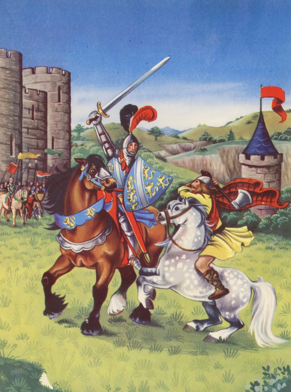 Robert Bruce en Henry de Bohun door Anne & Johnstone Janet (1928 79) Johnstone