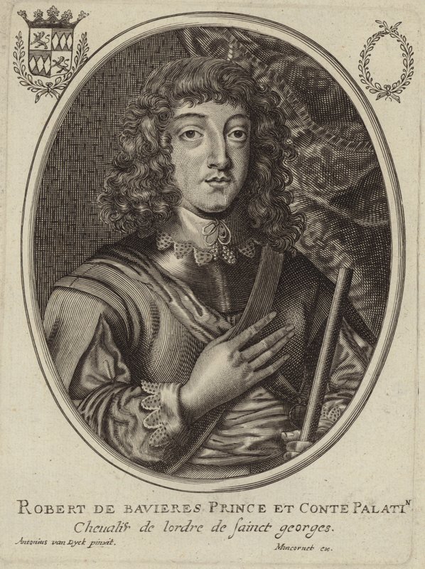 Portret van Robert de Bavieres door Anthony van Dyck