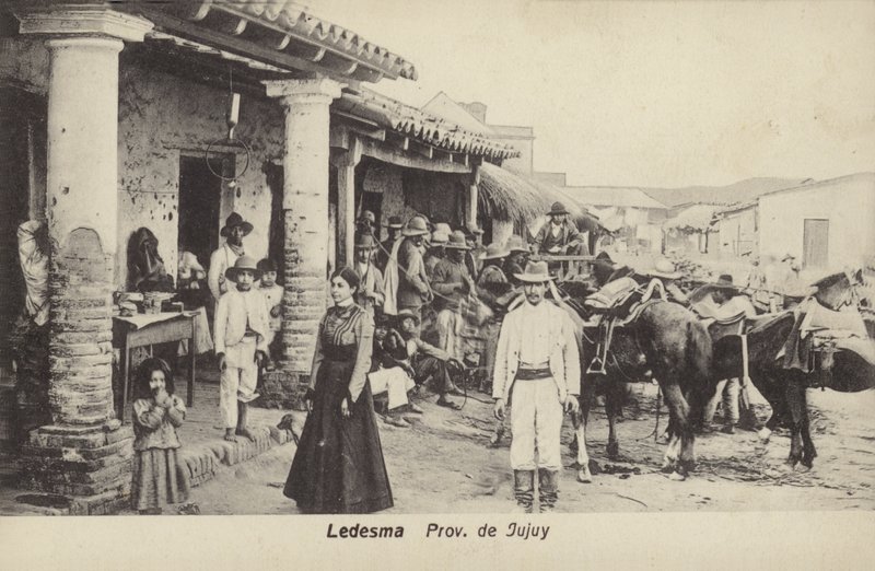 Straatscène, Ledesma, provincie Jujuy, Argentinië door Argentinian Photographer