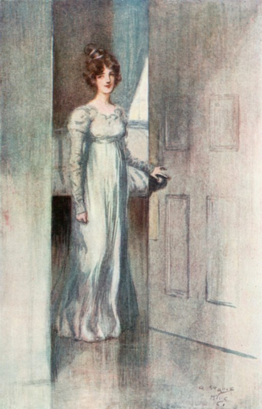 Illustratie voor Northanger Abbey door Jane Austen door Arthur Wallis Mills