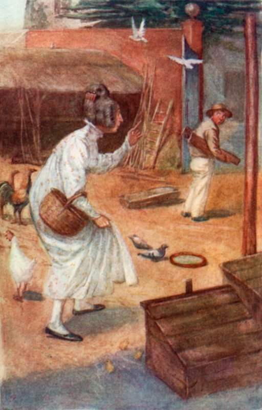 Illustratie voor Northanger Abbey door Jane Austen door Arthur Wallis Mills