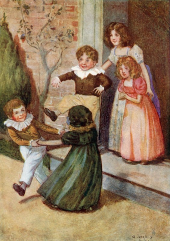 Illustratie voor Trots en Vooroordeel door Jane Austen door Arthur Wallis Mills