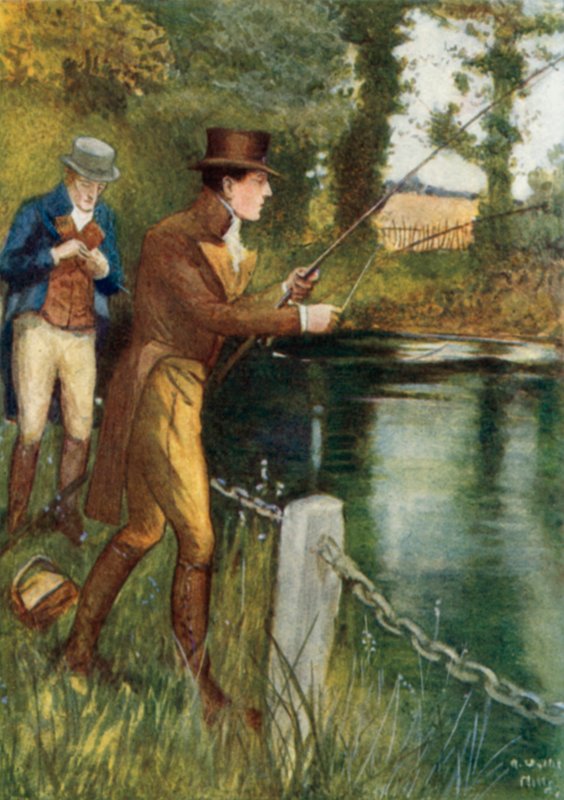 Illustratie voor Trots en Vooroordeel door Jane Austen door Arthur Wallis Mills