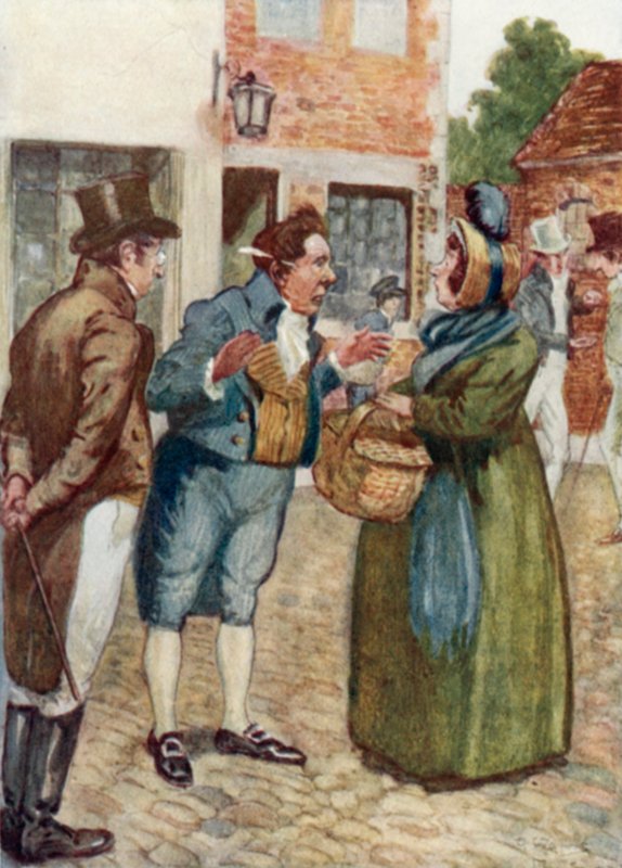 Illustratie voor Trots en Vooroordeel door Jane Austen door Arthur Wallis Mills