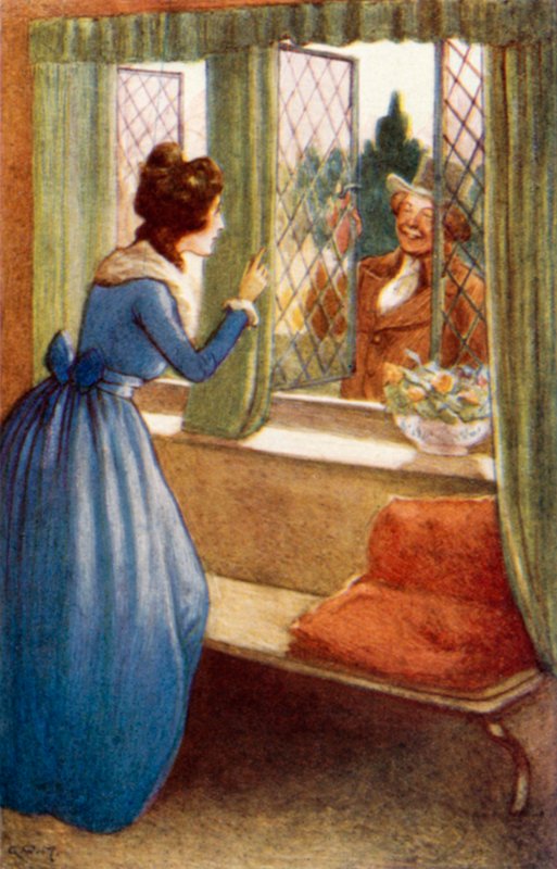 Illustratie voor Trots en Vooroordeel door Jane Austen door Arthur Wallis Mills