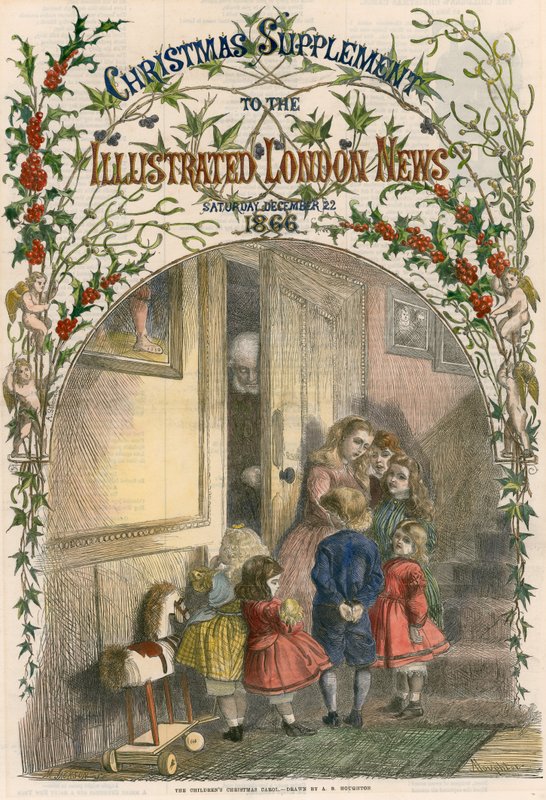 Het Kerstlied van de Kinderen door Arthur Boyd Houghton