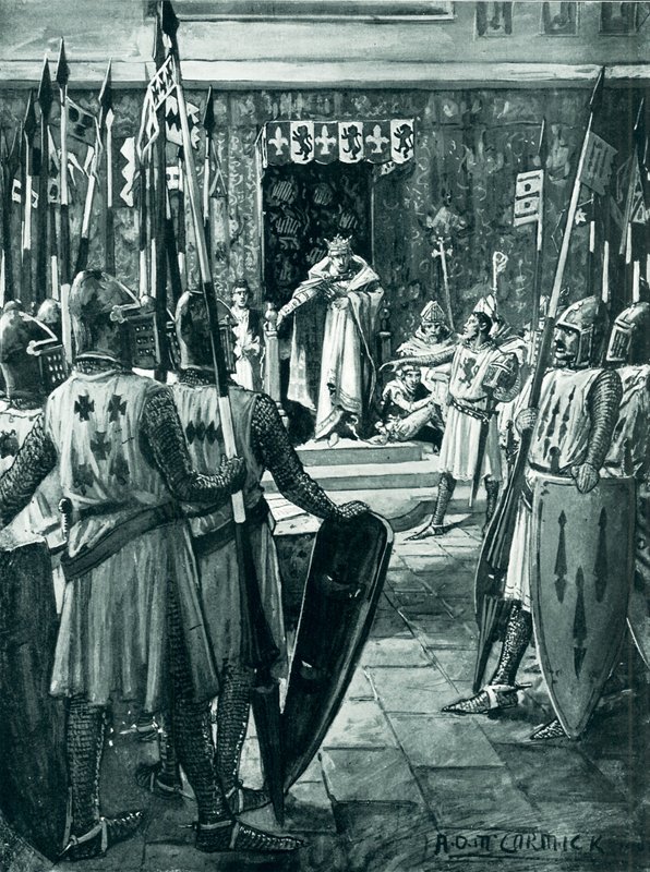 Hendrik III en de Baronnen door Arthur David McCormick