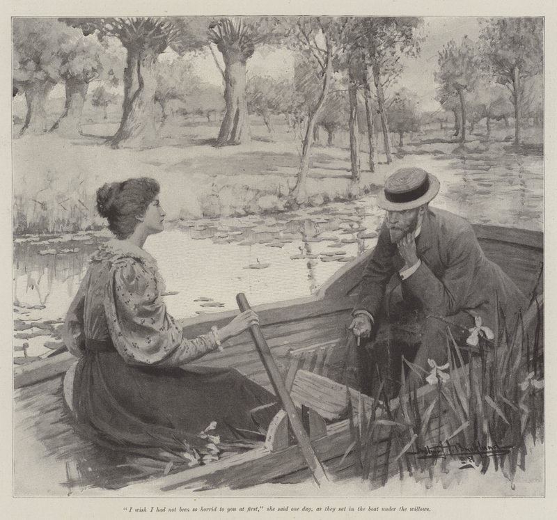 Een Gewetensvraag, door E Nesbit door Arthur Herbert Buckland