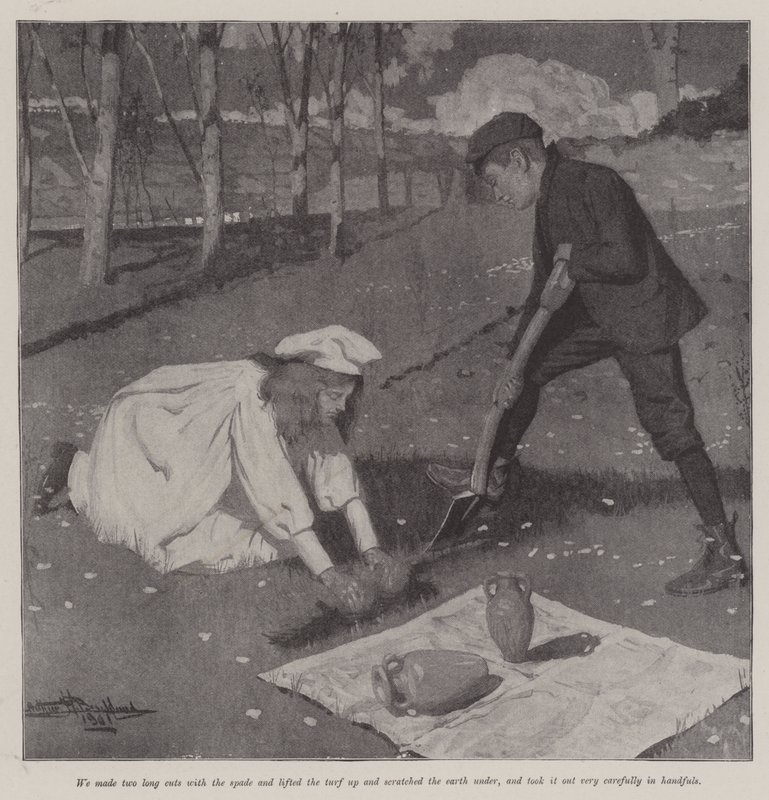 De Verkoop van Antiquiteiten, door E Nesbit door Arthur Herbert Buckland