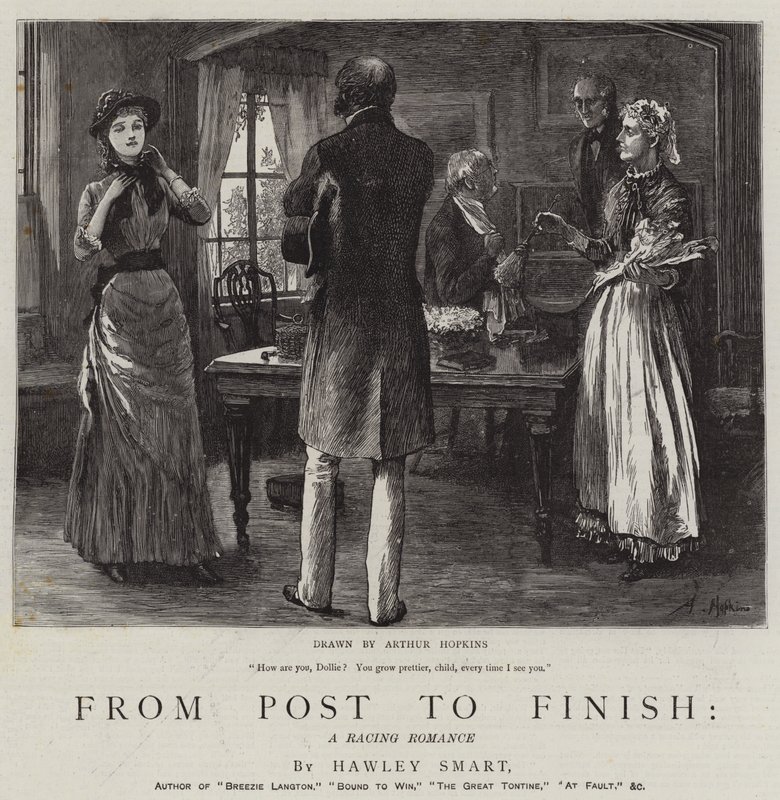 Van start tot finish, een race-romance door Arthur Hopkins