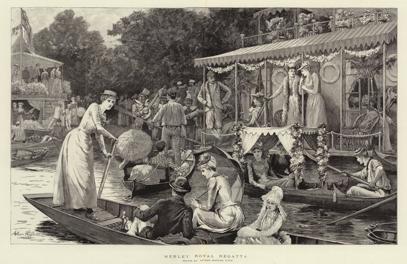 Henley Royal Regatta door Arthur Hopkins