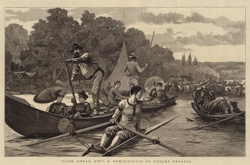 Kijk Vooruit, Meneer! Een Herinnering aan Henley Regatta door Arthur Hopkins