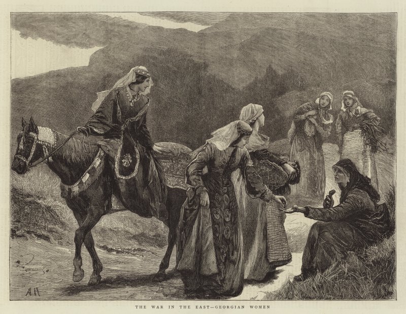 De Oorlog in het Oosten, Georgische Vrouwen door Arthur Hopkins