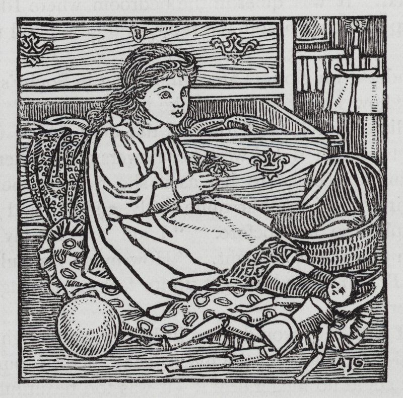 Hans Christian Andersen: De Bloemen van Kleine Ida door Arthur Joseph Gaskin