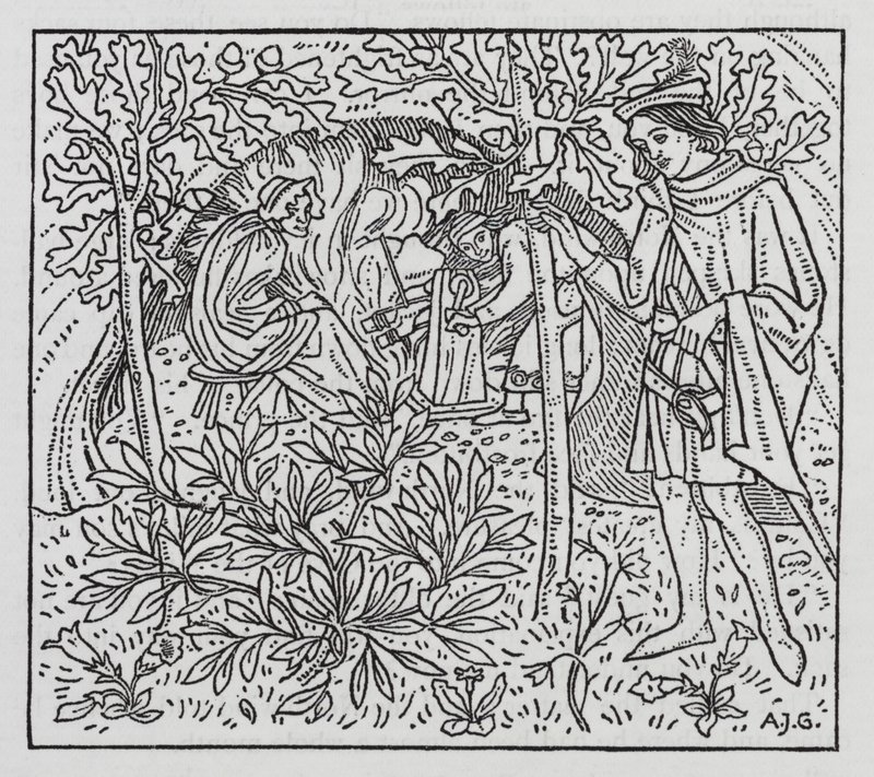 Hans Christian Andersen: De Tuin van het Paradijs door Arthur Joseph Gaskin