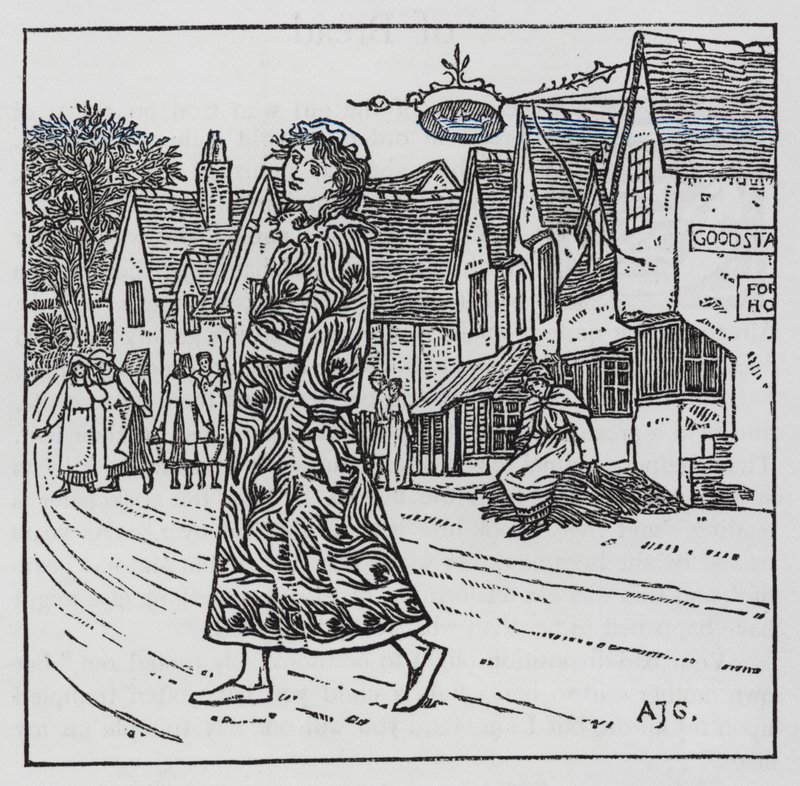 Hans Christian Andersen: Het meisje dat op het brood trapte door Arthur Joseph Gaskin