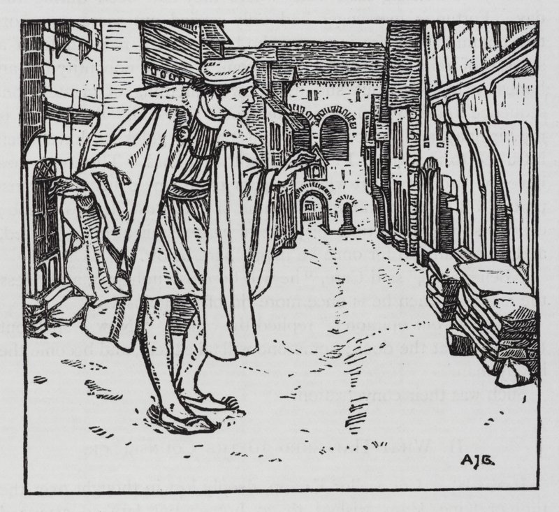 Hans Christian Andersen: De Geluksschoenen door Arthur Joseph Gaskin