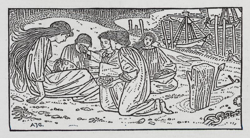 Hans Christian Andersen: De Kleine Zeemeermin door Arthur Joseph Gaskin