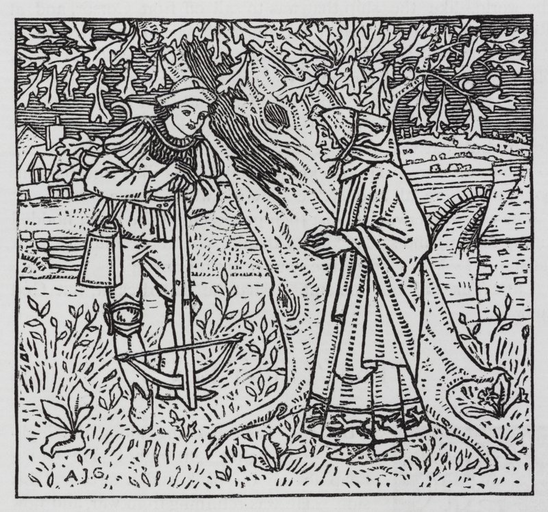 Hans Christian Andersen: De Tondeldoos door Arthur Joseph Gaskin