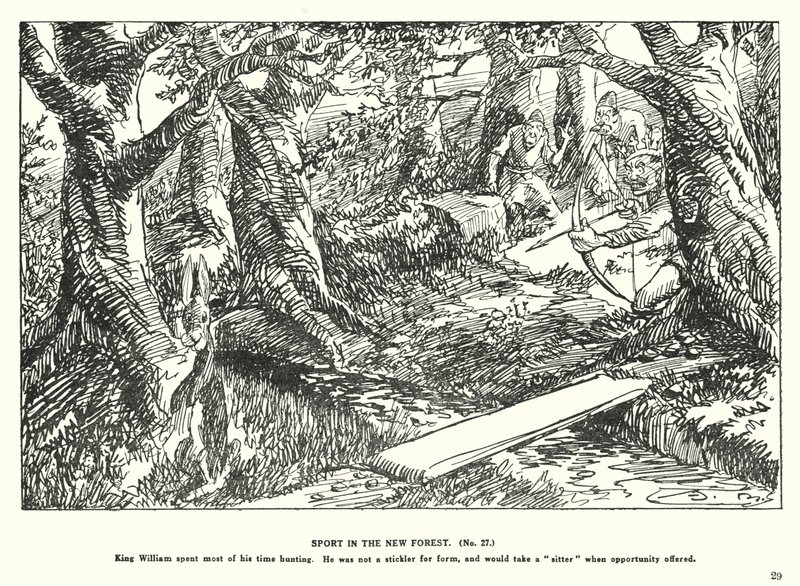 Sport in het New Forest door Arthur Moreland