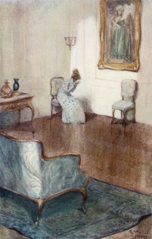 Illustratie voor Northanger Abbey door Jane Austen door Arthur Wallis Mills