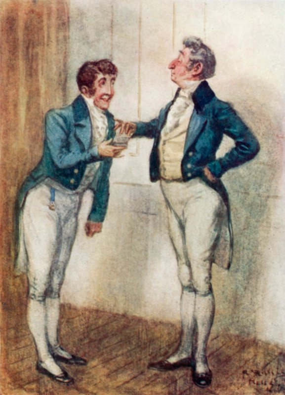 Illustratie voor Overtuiging door Jane Austen door Arthur Wallis Mills